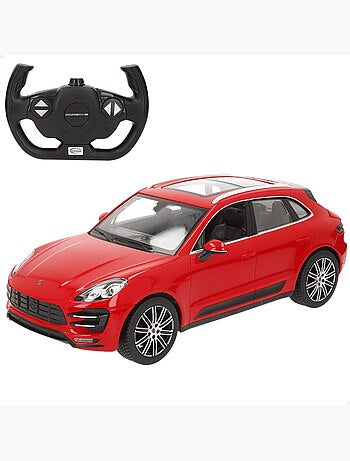 Rastar coche teledirigido porsche macan turbo rojo 1:14