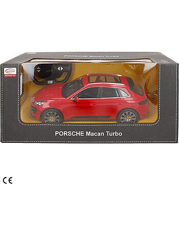 Rastar coche teledirigido porsche macan turbo rojo 1:14