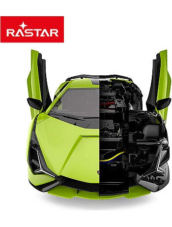 Rastar coche teledirigido y maqueta para montar lamborghini sián 1:18
