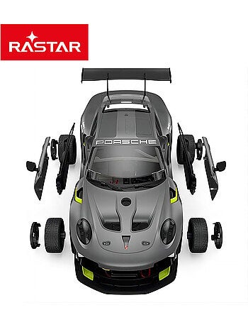 Rastar coche teledirigido y maqueta para montar porsche 911 gt2 rs clubsport 25 1:18