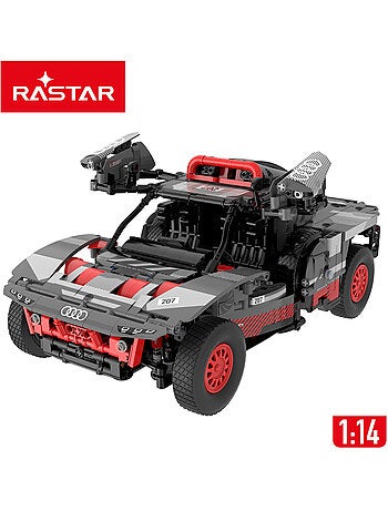 Rastar maqueta coche para montar dakar '24 audi rs q e-tron (sainz) 1:14