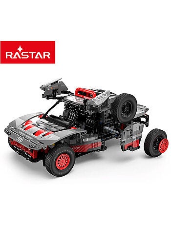 Rastar maqueta coche para montar dakar '24 audi rs q e-tron (sainz) 1:14