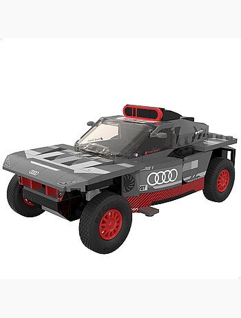 Rastar maqueta coche para montar dakar '24 audi rs q e-tron (sainz) 1:30