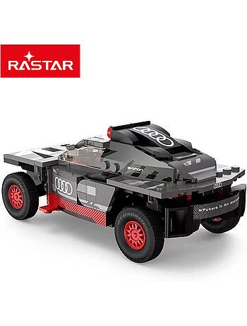 Rastar maqueta coche para montar dakar '24 audi rs q e-tron (sainz) 1:30