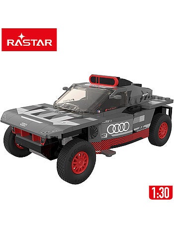 Rastar maqueta coche para montar dakar '24 audi rs q e-tron (sainz) 1:30