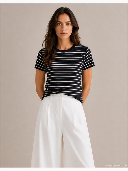 Rayas modales de camiseta, MO Fashion - Kiabi