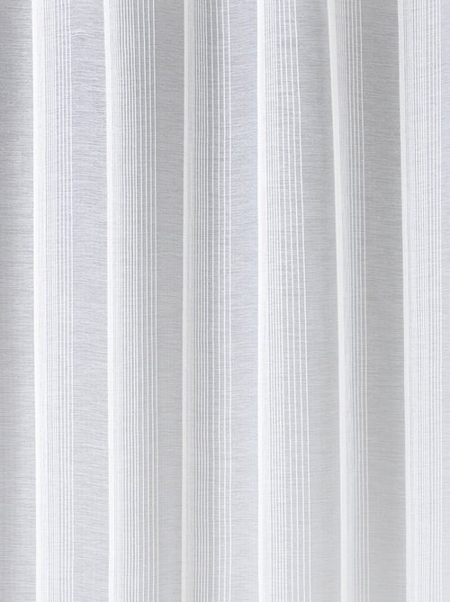 Rayas verticales tono sobre tono transparentes - Kiabi Rayas verticales tono sobre tono transparentes - Kiabi