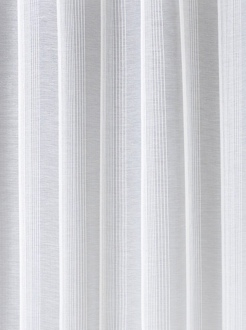 Rayas verticales tono sobre tono transparentes Blanco - Kiabi