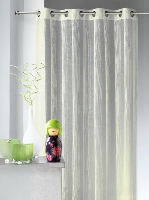 Rayas verticales tono sobre tono transparentes - Kiabi Rayas verticales tono sobre tono transparentes - Kiabi