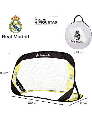Real madrid portería 4 en 1 pop-up con diana 120x80x80 cm