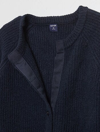 Rebeca de punto acanalado - colección fácil de poner