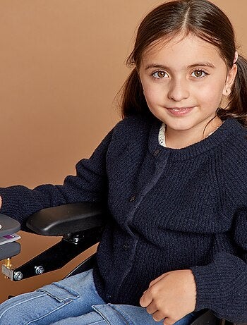 Rebeca de punto acanalado - colección fácil de poner