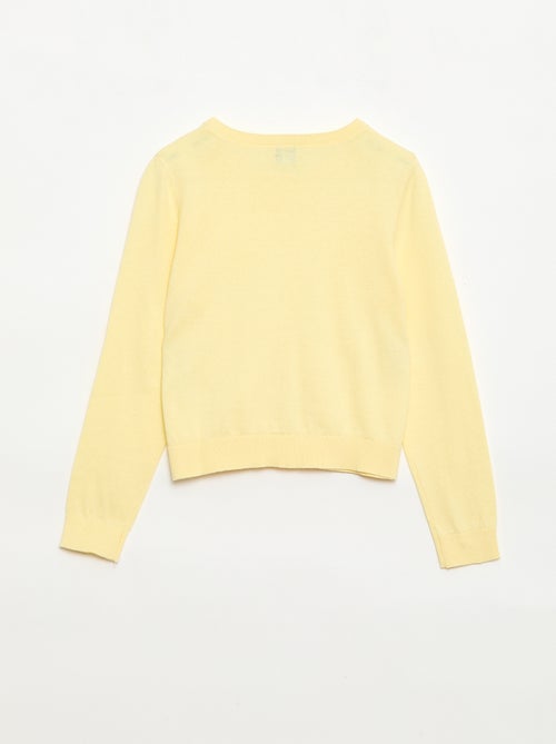 Rebeca lisa ligera de cuello redondo - Kiabi