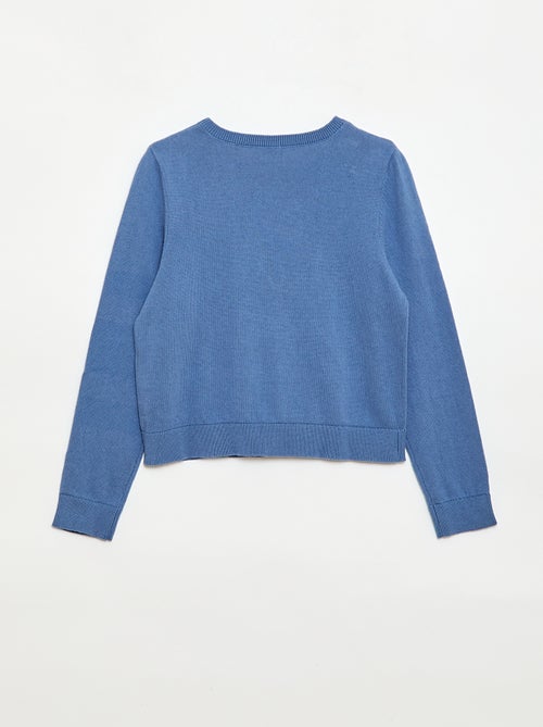 Rebeca lisa ligera de cuello redondo - Kiabi