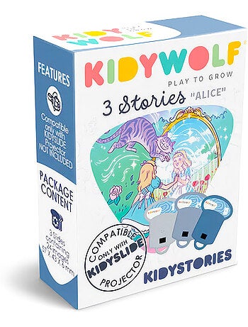Recarga de cuentos para lámpara kidyslide | kidywolf