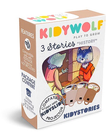 Recarga de cuentos para lámpara kidyslide | kidywolf