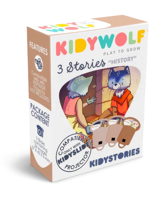 Recarga de cuentos para lámpara kidyslide | kidywolf - Kiabi Recarga de cuentos para lámpara kidyslide | kidywolf - Kiabi