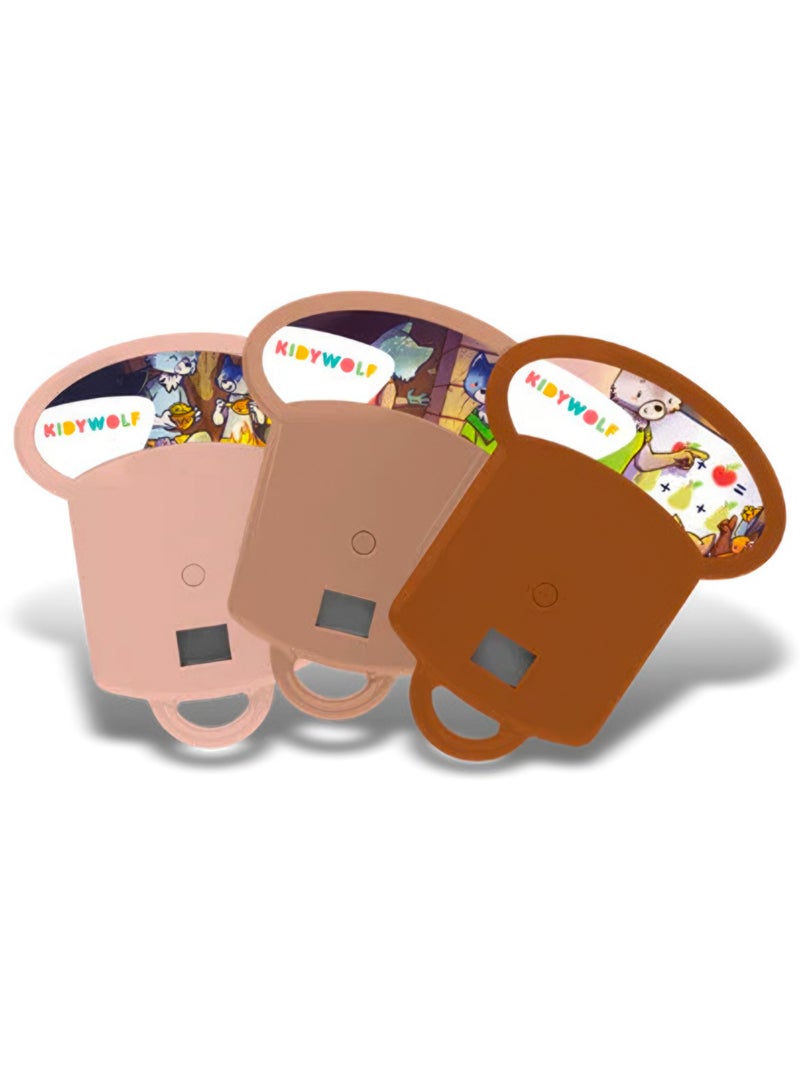 Recarga de cuentos para lámpara kidyslide | kidywolf Marrón chocolate - Kiabi
