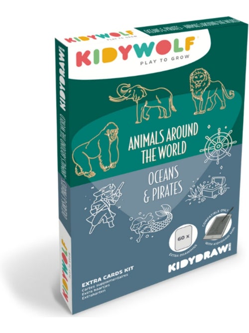 Recarga kidydraw animales, océanos y piratas | kidywolf - Kiabi Recarga kidydraw animales, océanos y piratas | kidywolf - Kiabi