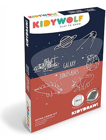 Recarga kidydraw mini galaxia y dinosaurios | kidywolf