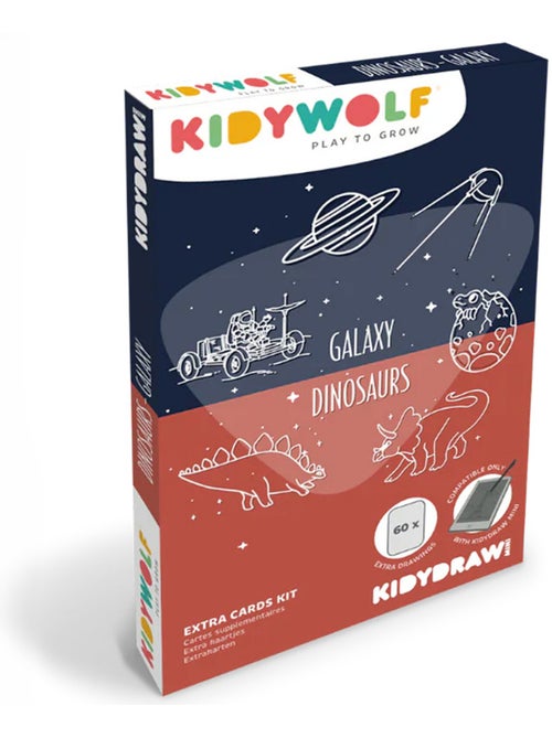 Recarga kidydraw mini galaxia y dinosaurios | kidywolf - Kiabi Recarga kidydraw mini galaxia y dinosaurios | kidywolf - Kiabi