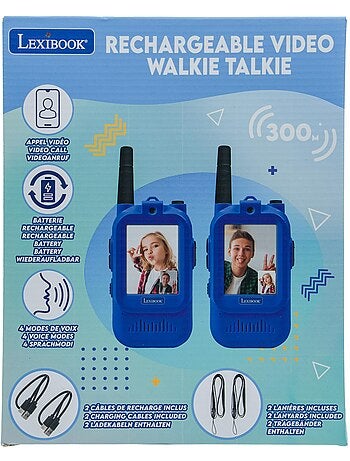 Recargable video walkie-talkie