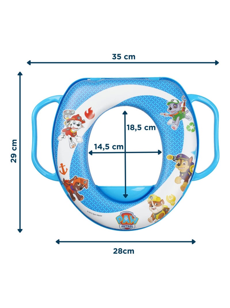 Reductor de asiento de inodoro Pat Patrouille Thermobaby Comfort con asas Azul - Kiabi