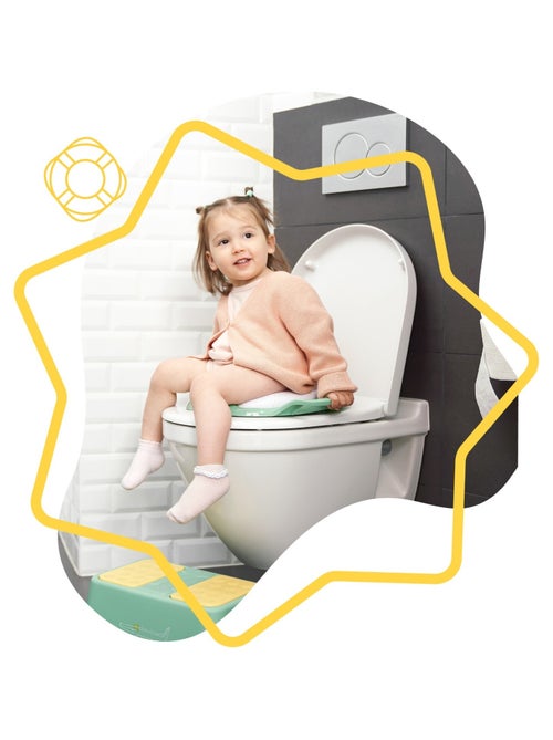 Reductor de baño con asas «Badabulle» - Kiabi