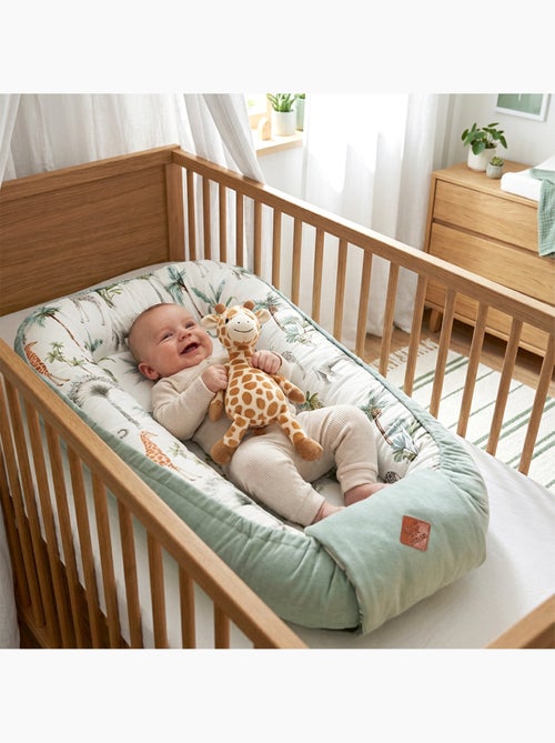 Reductor de cuna de nido para bebés acolchado, safari | SEVIRA KIDS - Kiabi