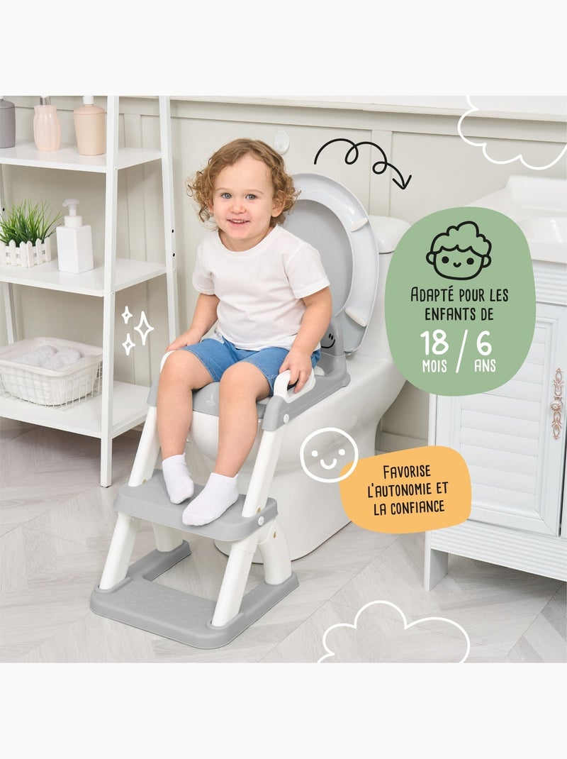 Reductor de inodoro | SUPERBE BEBE Gris - Kiabi