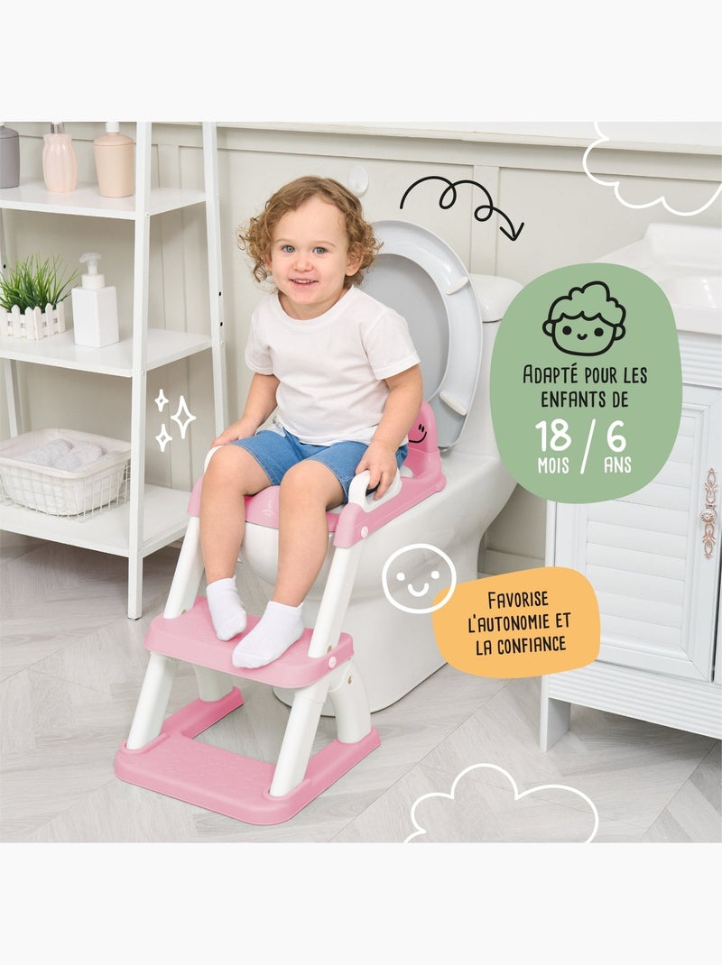 Reductor de inodoro | SUPERBE BEBE Rosa - Kiabi