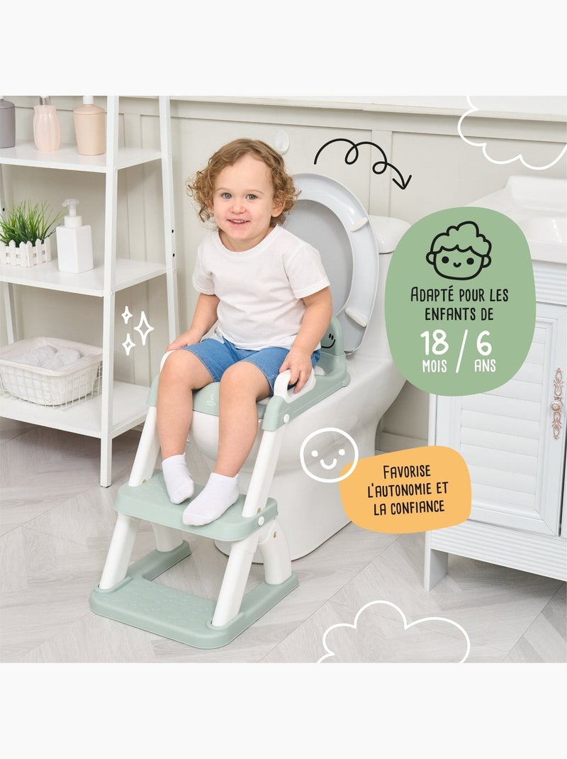 Reductor de inodoro | SUPERBE BEBE Verde - Kiabi