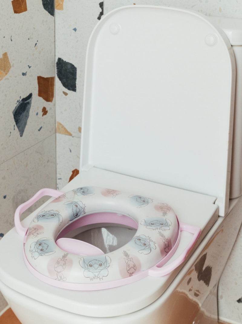 Reductor de WC Disney Baby Lilo y Stitch con asas de confort Violeta - Kiabi