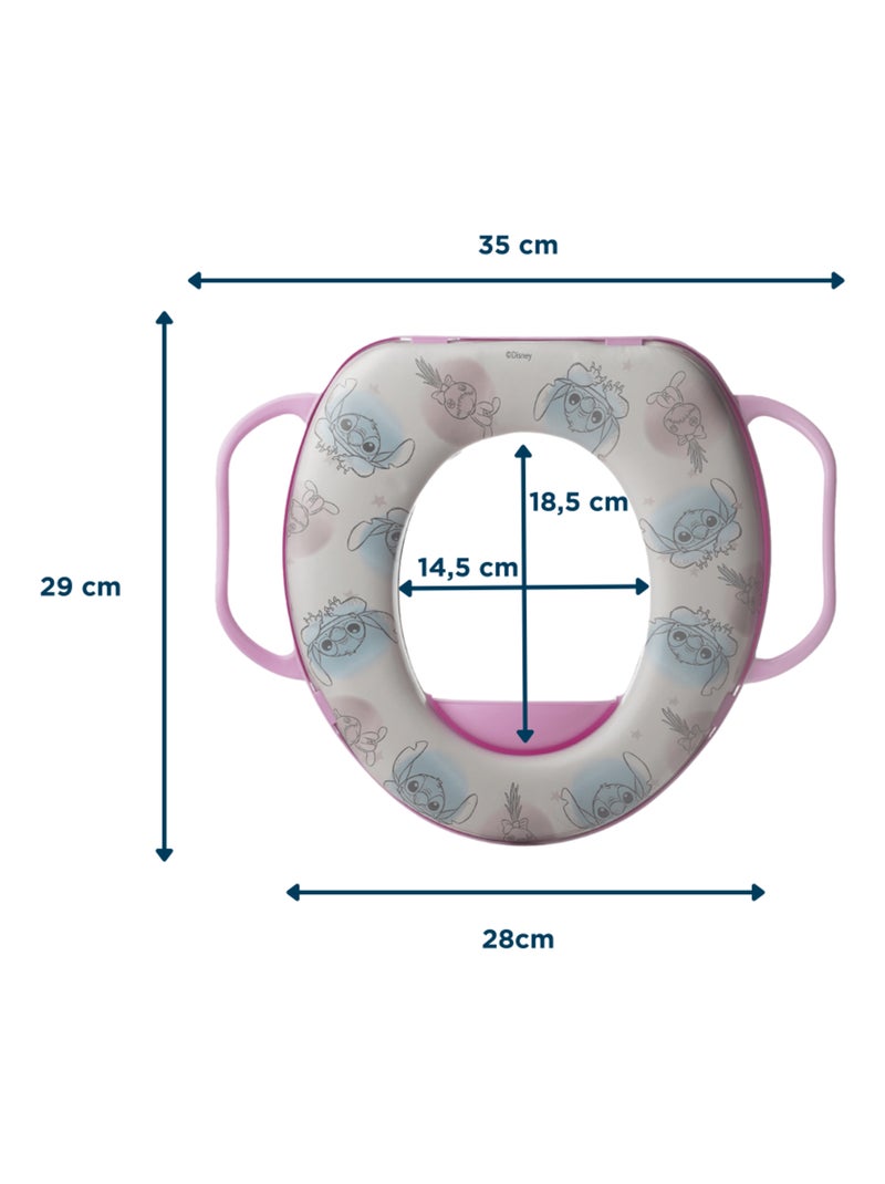 Reductor de WC Disney Baby Lilo y Stitch con asas de confort Violeta - Kiabi