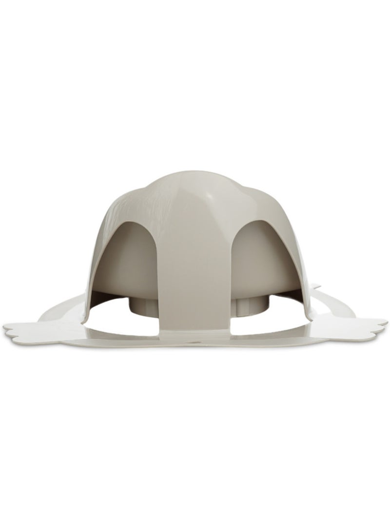 Reductor de WC Luxe Thermobaby con respaldo alto anti-salpicaduras Gris - Kiabi
