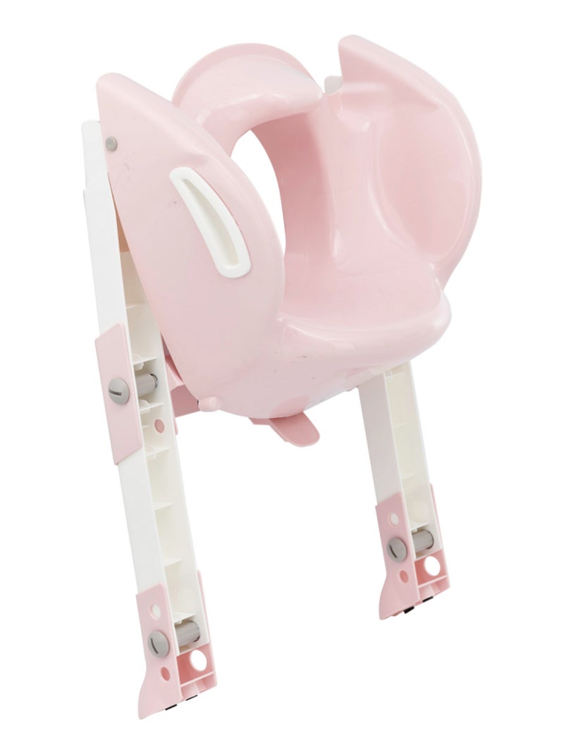 Reductor de WC plegable Kiddyloo Thermobaby en PP con escalón antideslizante Rosa - Kiabi