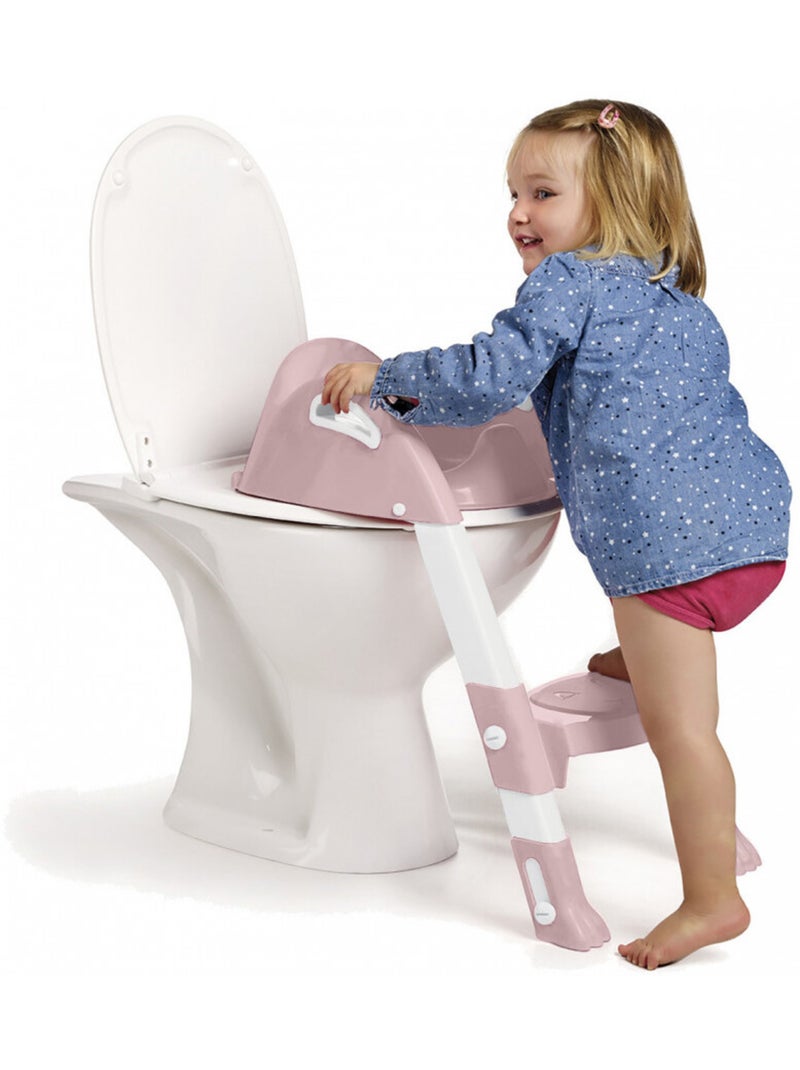 Reductor de WC plegable Kiddyloo Thermobaby en PP con escalón antideslizante Rosa - Kiabi