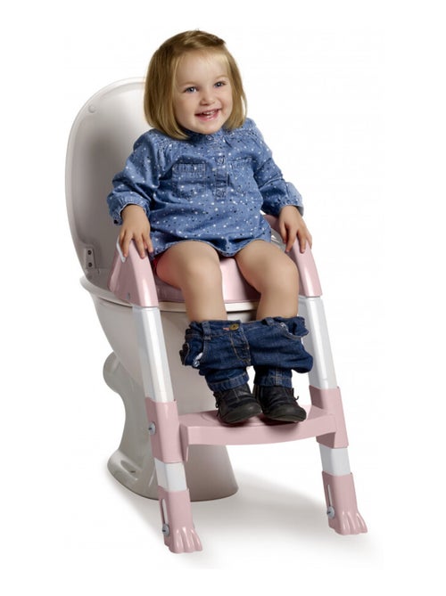 Reductor de WC plegable Kiddyloo Thermobaby en PP con escalón antideslizante - Kiabi Reductor de WC plegable Kiddyloo Thermobaby en PP con escalón antideslizante - Kiabi
