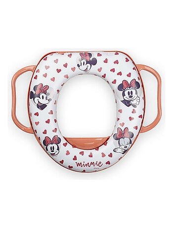 Reductor elevador de inodoro Minnie Thermobaby con asas de confort