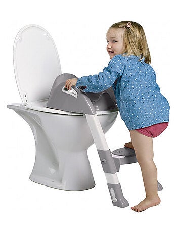 Reductor elevador de WC Kiddyloo ajustable Thermobaby con escalones antideslizantes