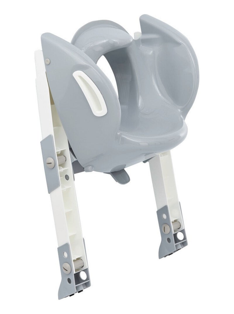 Reductor elevador de WC Kiddyloo ajustable Thermobaby con escalones antideslizantes Gris - Kiabi