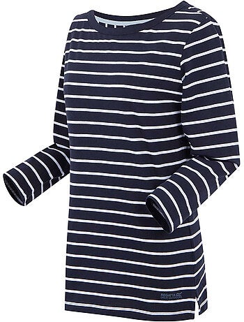 Regatta - Camiseta Baylette II de Rayas para Mujer