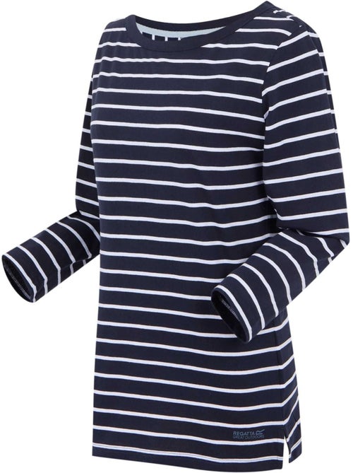 Regatta - Camiseta Baylette II de Rayas para Mujer - Kiabi Regatta - Camiseta Baylette II de Rayas para Mujer - Kiabi