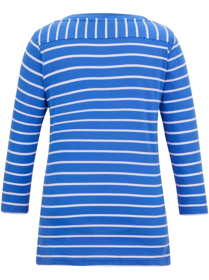 Regatta - Camiseta Baylette II de Rayas para Mujer Azul Blanco - Kiabi