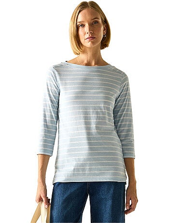 Regatta - Camiseta Baylette II de Rayas para Mujer