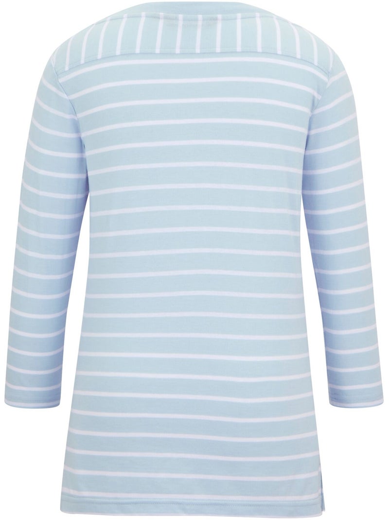 Regatta - Camiseta Baylette II de Rayas para Mujer Azul cielo - Kiabi