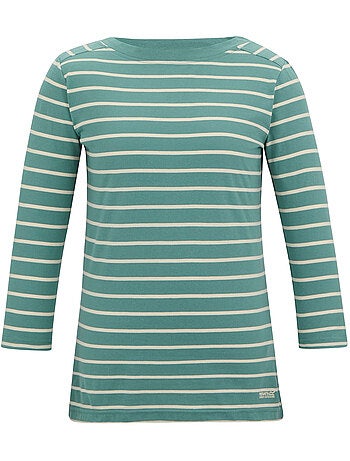 Regatta - Camiseta Baylette II de Rayas para Mujer