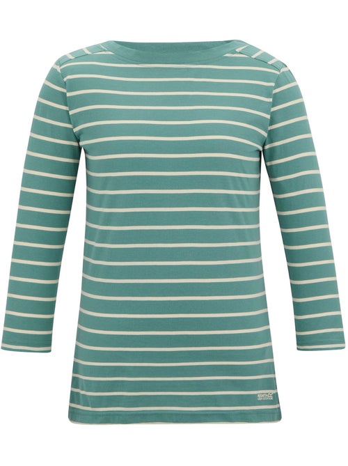 Regatta - Camiseta Baylette II de Rayas para Mujer - Kiabi Regatta - Camiseta Baylette II de Rayas para Mujer - Kiabi