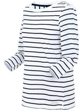 Regatta - Camiseta Baylette II de Rayas para Mujer