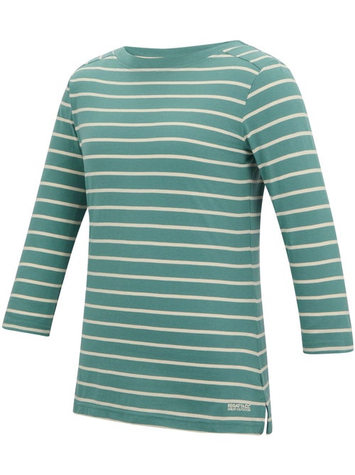 Regatta - Camiseta Baylette II de Rayas para Mujer - Kiabi Regatta - Camiseta Baylette II de Rayas para Mujer - Kiabi